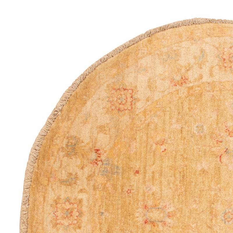 Ziegler tapijt rond  - 95 x 98 cm - beige