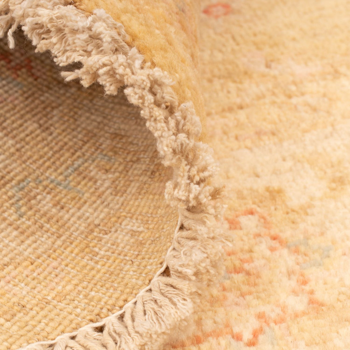 Ziegler tapijt rond  - 95 x 98 cm - beige