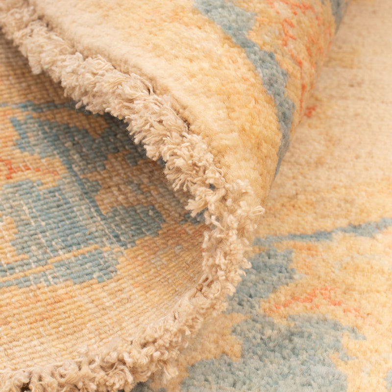 Ziegler tapijt rond  - 97 x 101 cm - beige