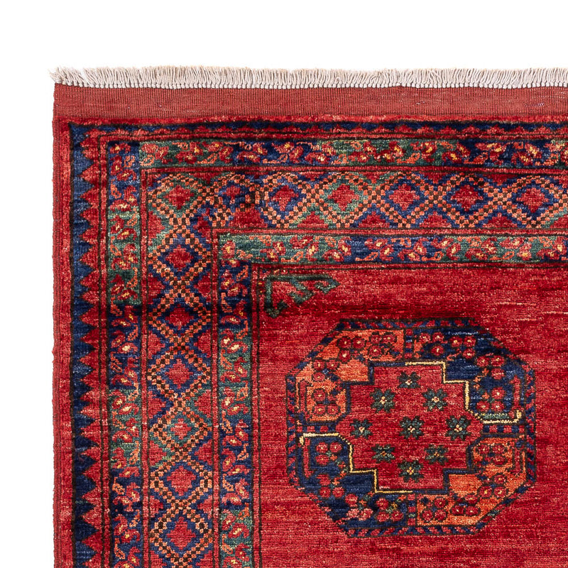 Afghaans tapijt - Kunduz - 205 x 158 cm - rood