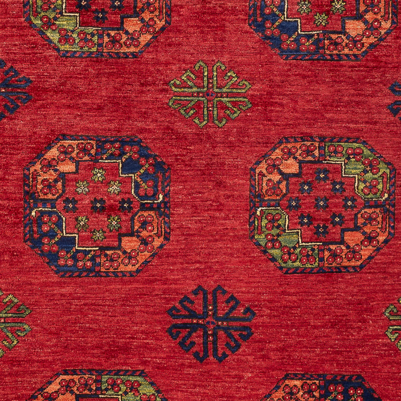 Afghaans tapijt - Kunduz - 197 x 154 cm - rood