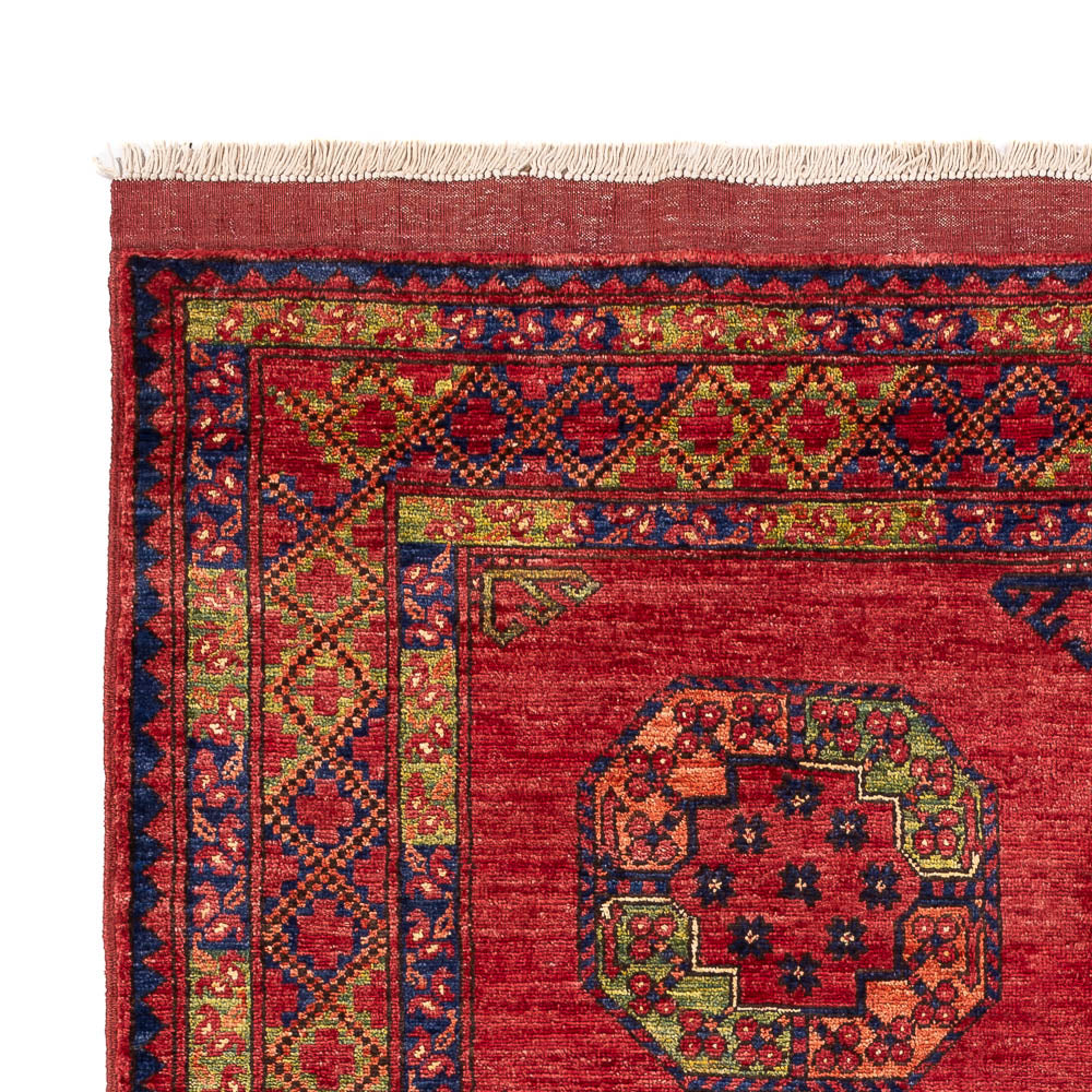 Afghaans tapijt - Kunduz - 197 x 154 cm - rood