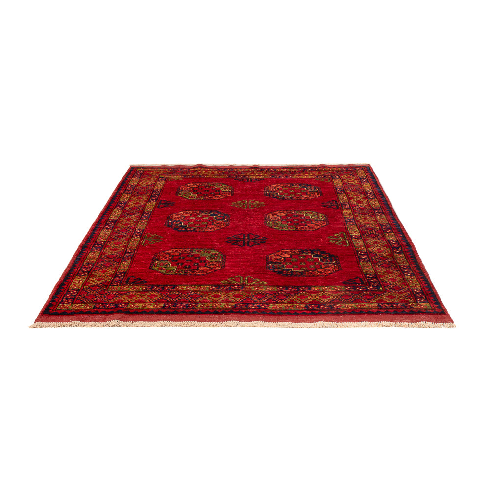 Afghaans tapijt - Kunduz - 197 x 154 cm - rood