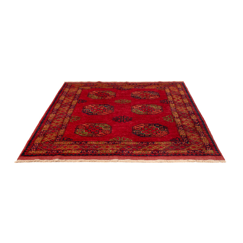 Afghaans tapijt - Kunduz - 197 x 154 cm - rood