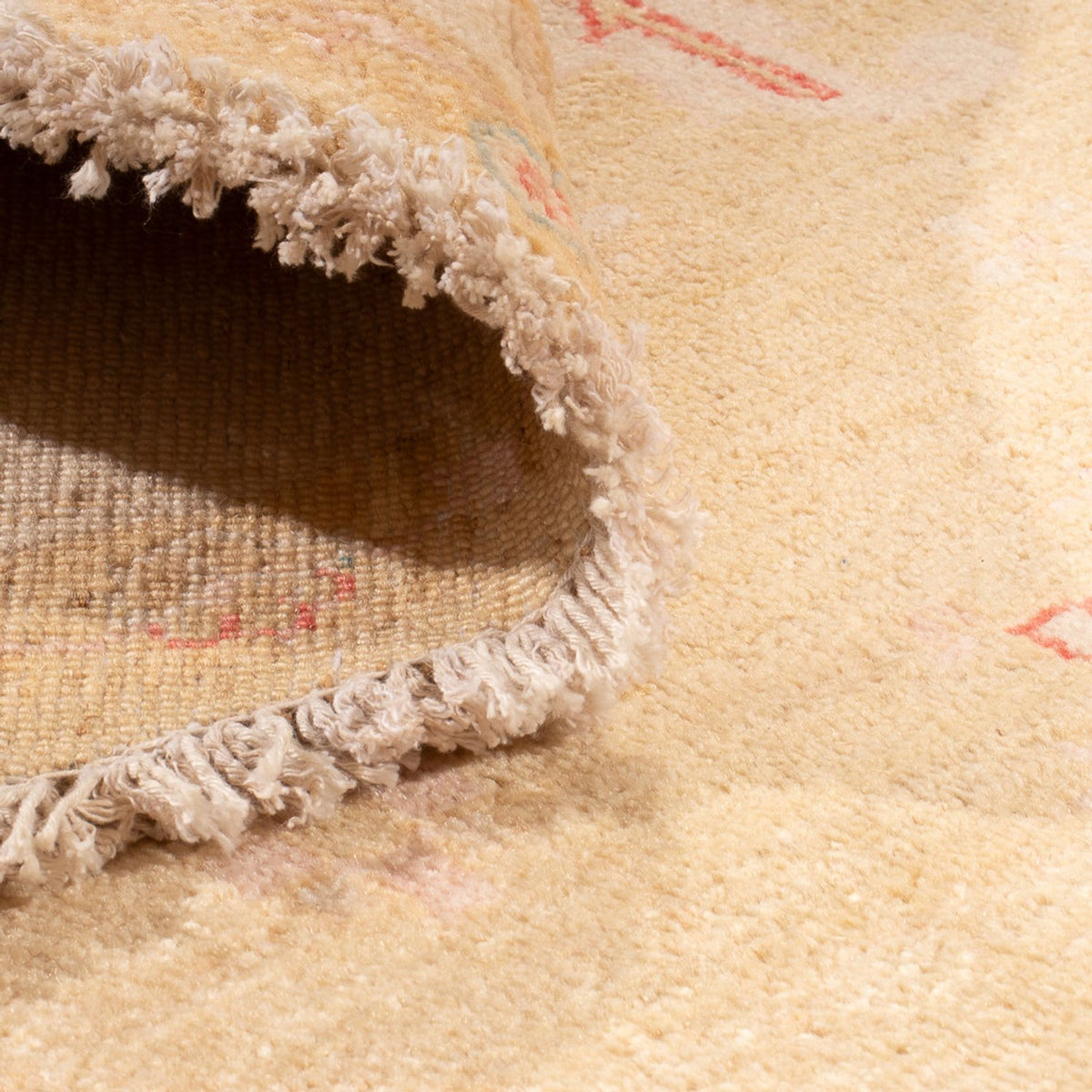 Ziegler tapijt rond  - 196 x 197 cm - beige