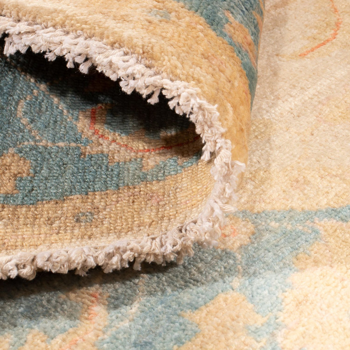 Ziegler tapijt rond  - 147 x 143 cm - beige