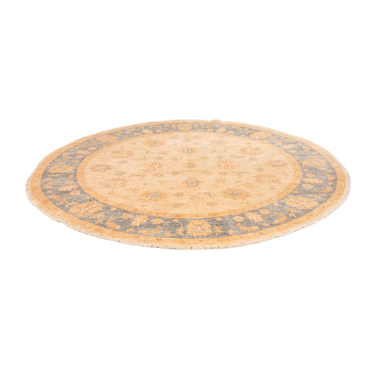 Ziegler tapijt rond  - 197 x 196 cm - beige