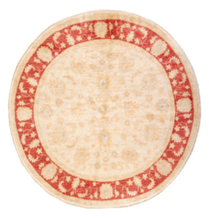 Ziegler tapijt rond  - 153 x 151 cm - beige