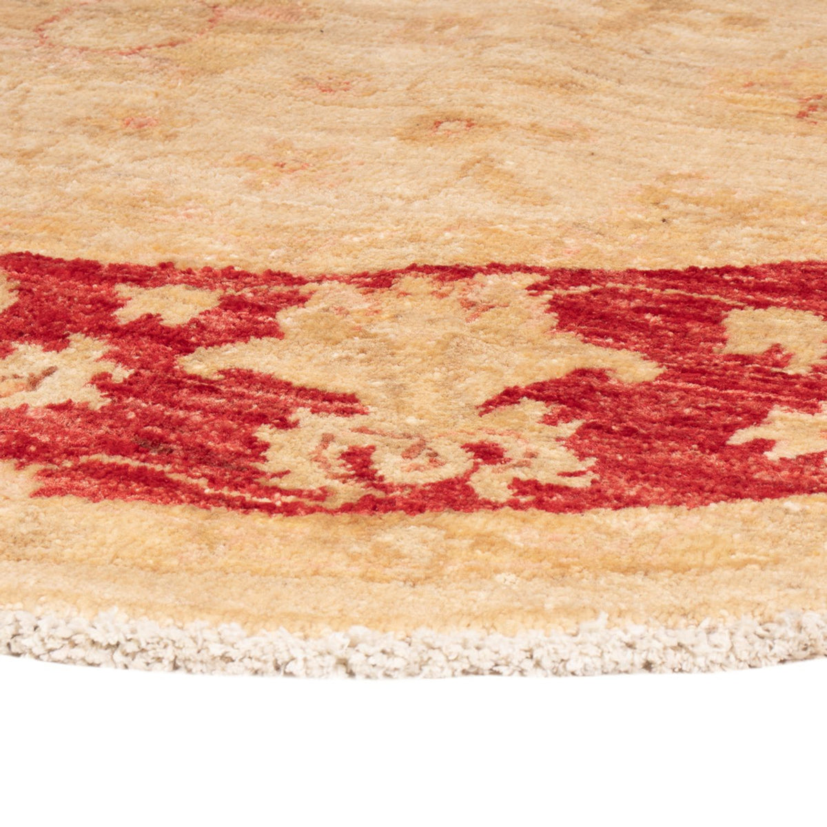 Ziegler tapijt rond  - 150 x 146 cm - beige