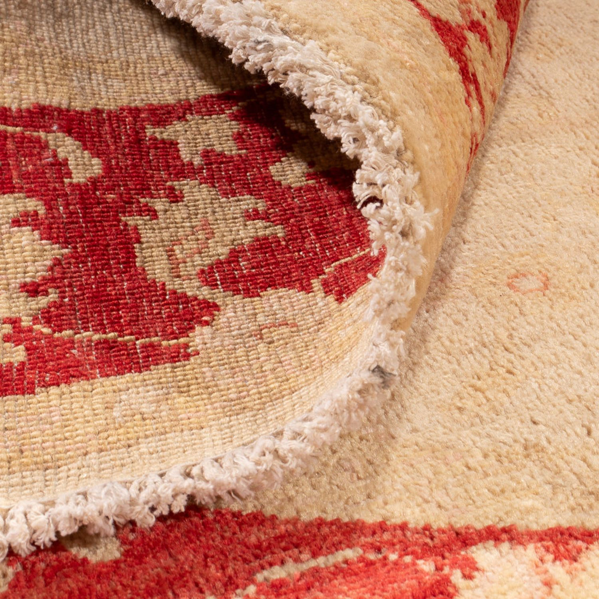 Ziegler tapijt rond  - 150 x 146 cm - beige