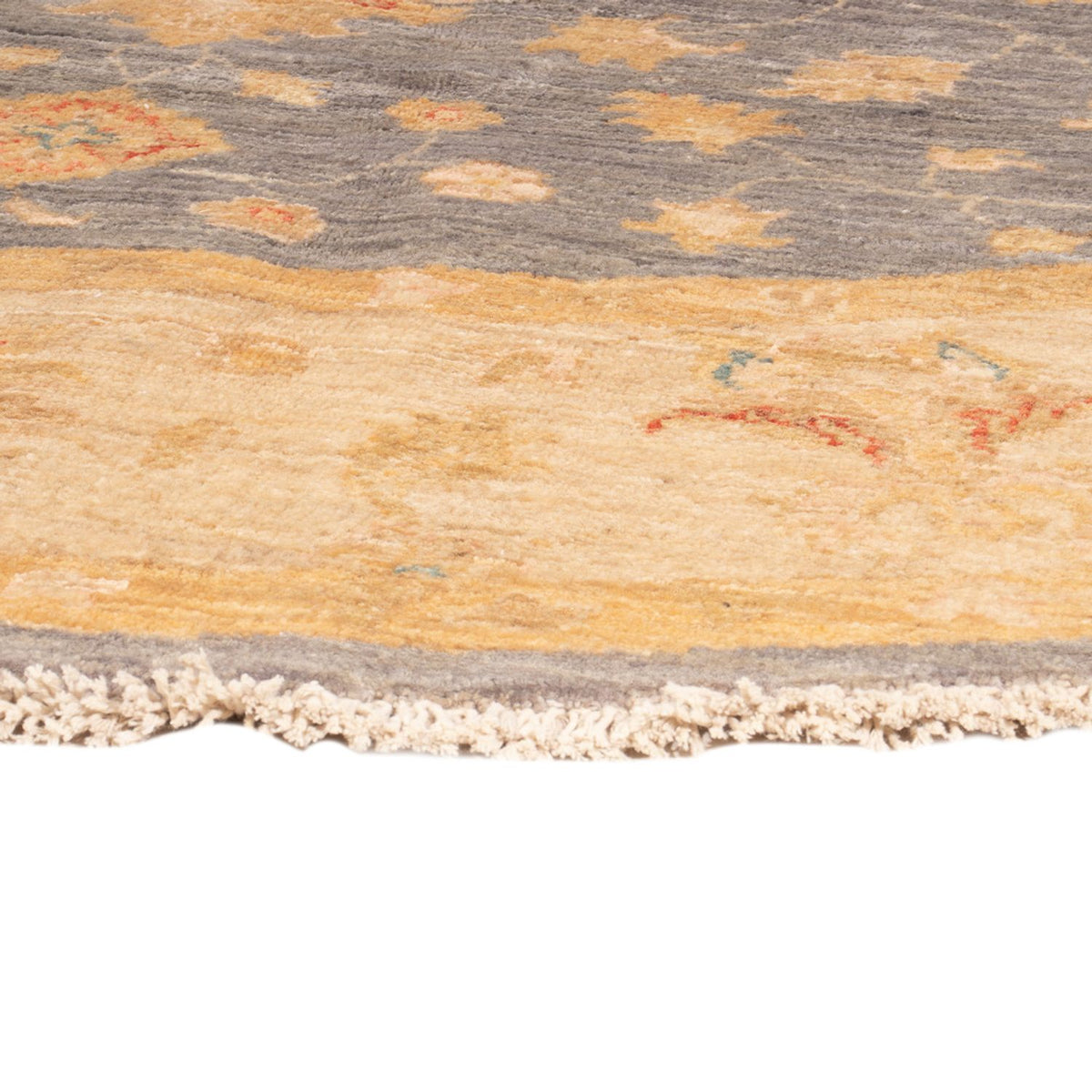 Ziegler tapijt rond  - 200 x 197 cm - zee blauw