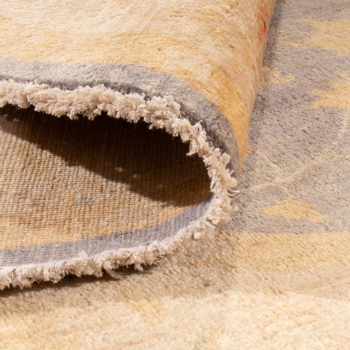 Ziegler tapijt rond  - 200 x 197 cm - zee blauw