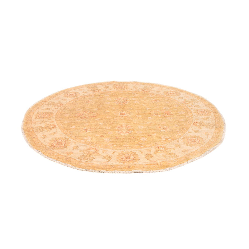 Ziegler tapijt rond  - 148 x 147 cm - licht beige
