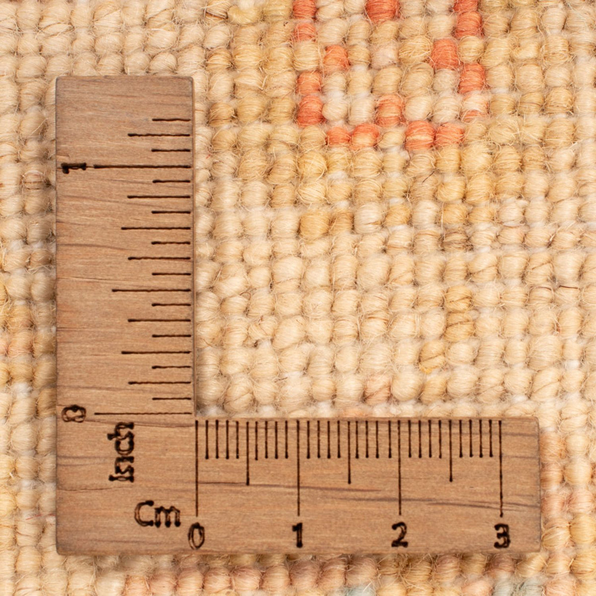 Ziegler tapijt rond  - 96 x 100 cm - beige