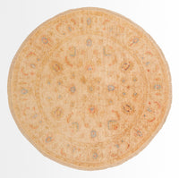 Ziegler tapijt rond  - 99 x 98 cm - beige