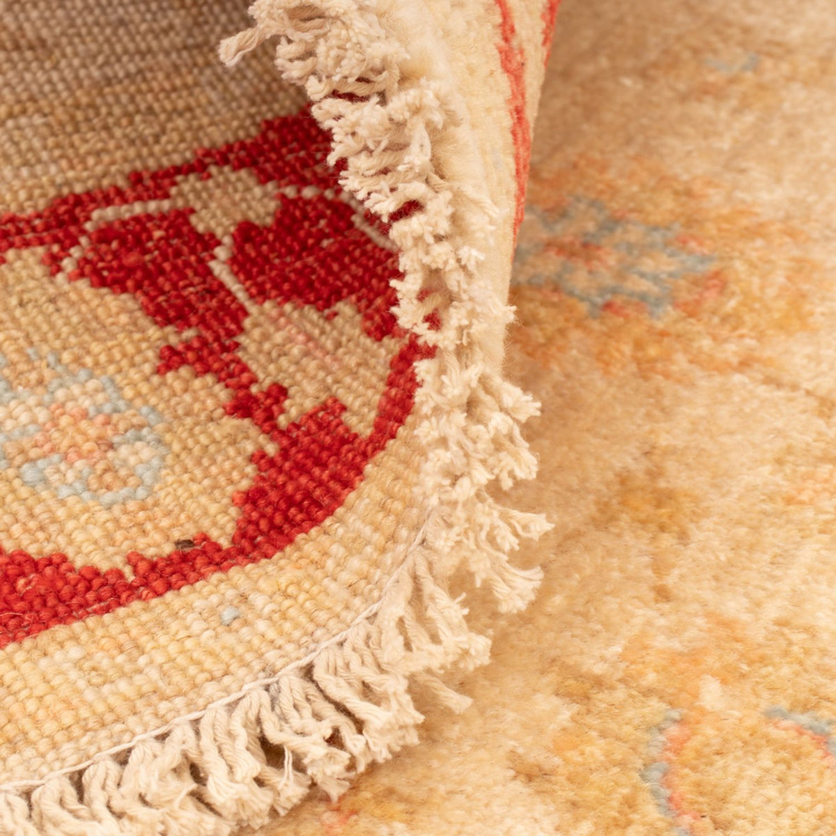 Ziegler tapijt rond  - 97 x 100 cm - beige