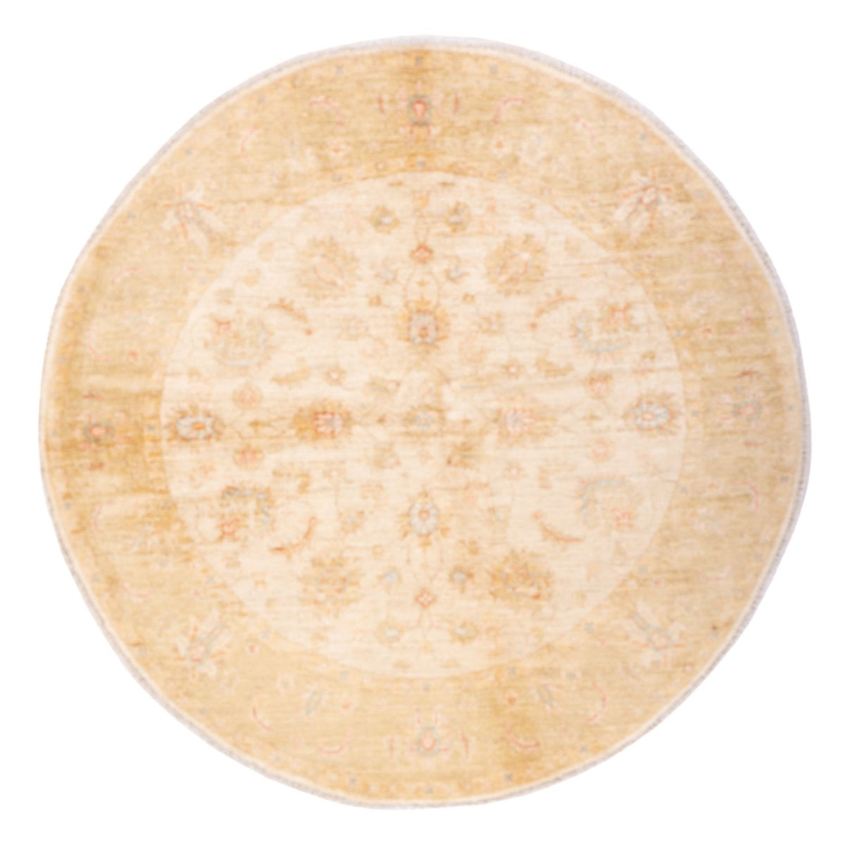 Ziegler tapijt rond  - 150 x 149 cm - beige