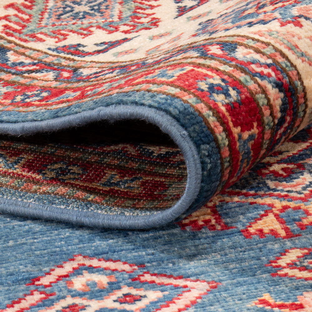 Ziegler Tapijt - Kazak - 204 x 150 cm - blauw