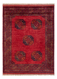 Afghaans tapijt - Kunduz - 198 x 154 cm - rood