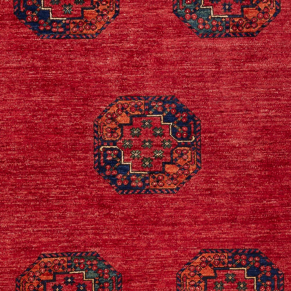 Afghaans tapijt - Kunduz - 198 x 154 cm - rood