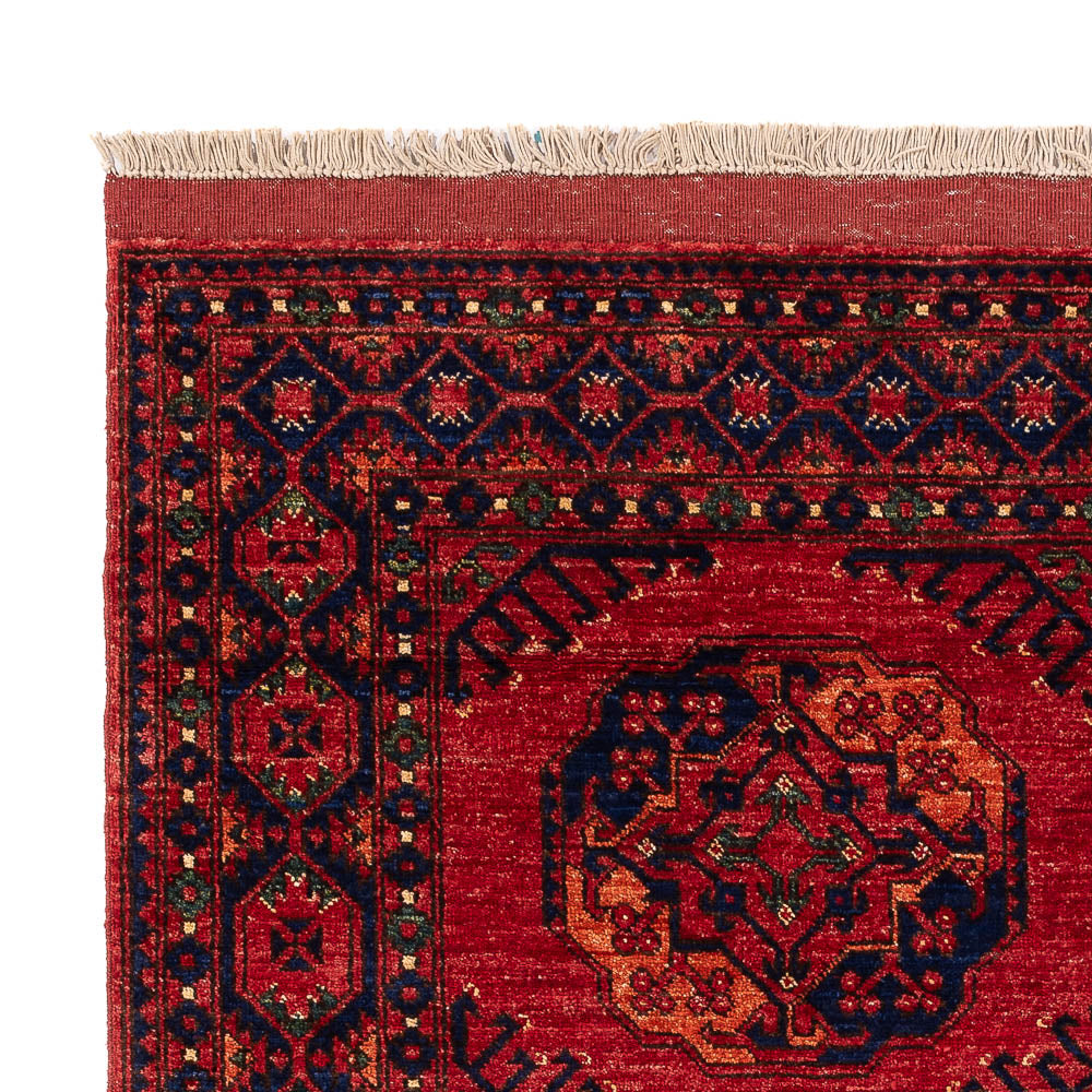 Afghaans tapijt - Kunduz - 200 x 155 cm - rood