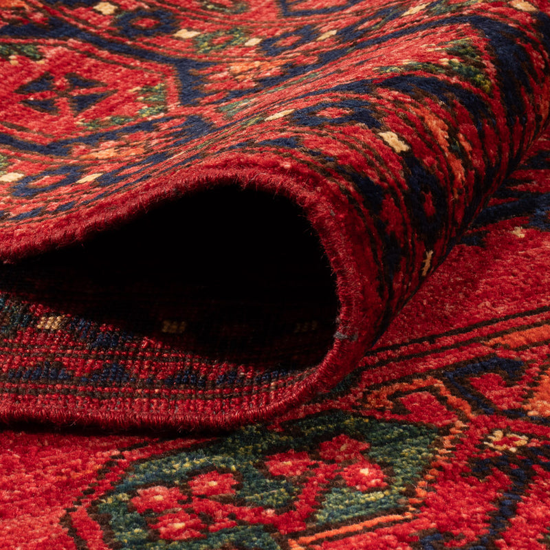 Afghaans tapijt - Kunduz - 200 x 155 cm - rood