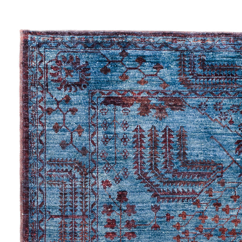 Ziegler tapijt - Modern - Vintage / Gekleurd - 199 x 141 cm - blauw