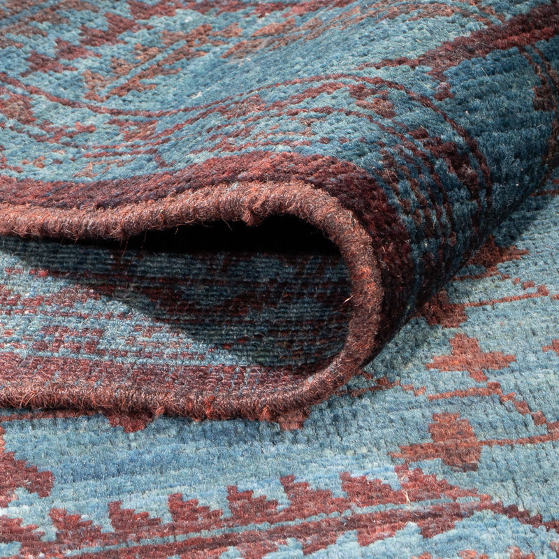 Ziegler tapijt - Modern - Vintage / Gekleurd - 199 x 141 cm - blauw