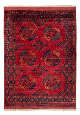 Afghaans tapijt - Kunduz - 205 x 153 cm - rood