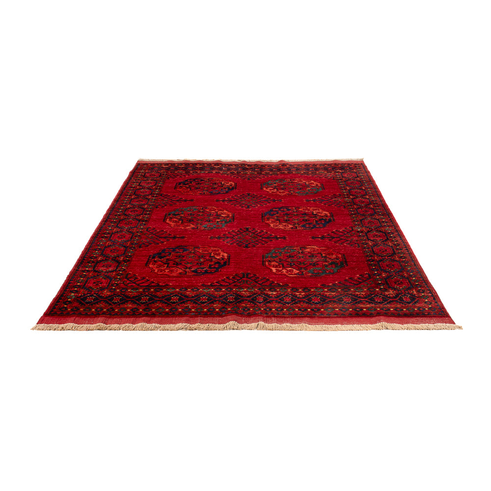 Afghaans tapijt - Kunduz - 205 x 153 cm - rood