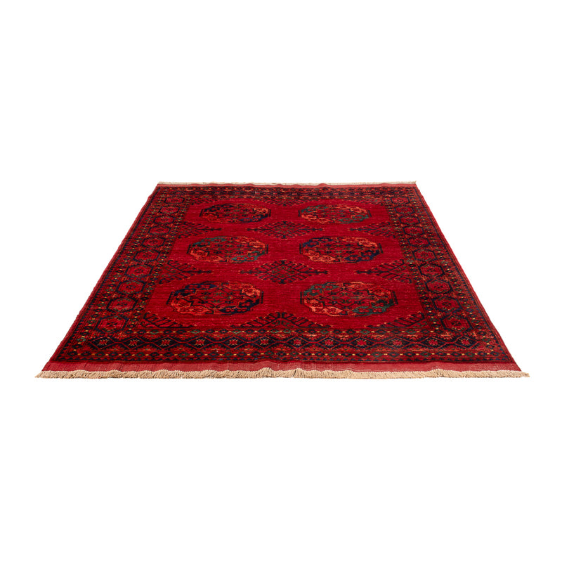 Afghaans tapijt - Kunduz - 205 x 153 cm - rood