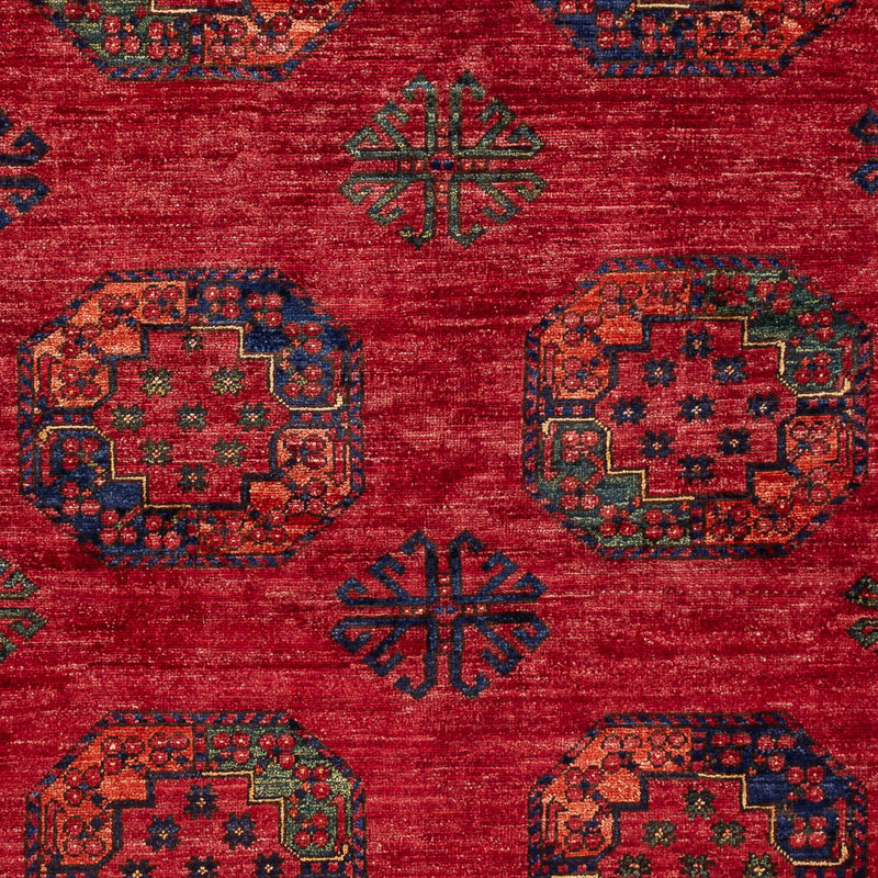 Afghaans tapijt - Kunduz - 194 x 156 cm - rood