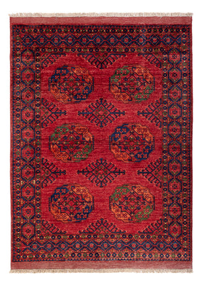 Afghaans tapijt - Kunduz - 204 x 151 cm - rood
