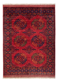Afghaans tapijt - Kunduz - 204 x 151 cm - rood