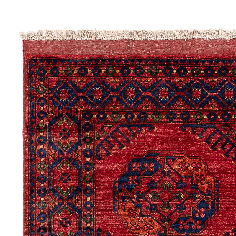 Afghaans tapijt - Kunduz - 204 x 151 cm - rood