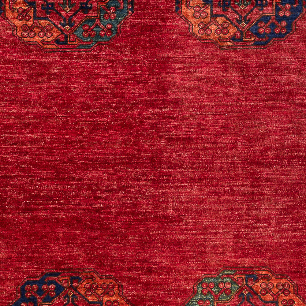 Afghaans tapijt - Kunduz - 198 x 155 cm - rood