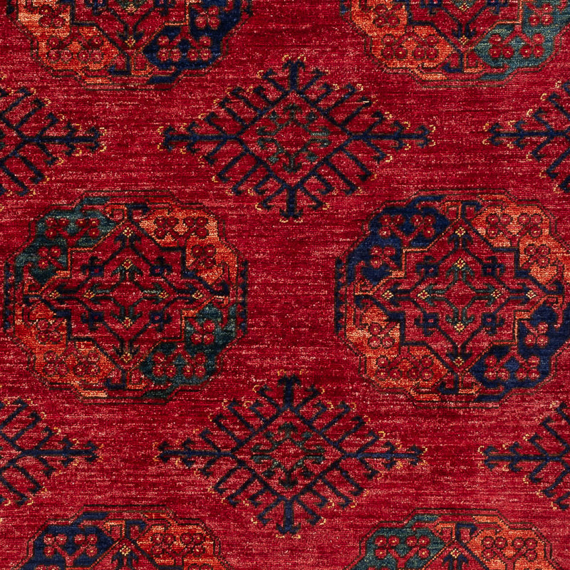 Afghaans tapijt - Kunduz - 200 x 155 cm - rood