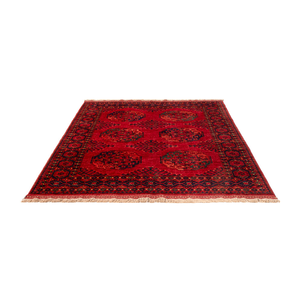 Afghaans tapijt - Kunduz - 200 x 155 cm - rood