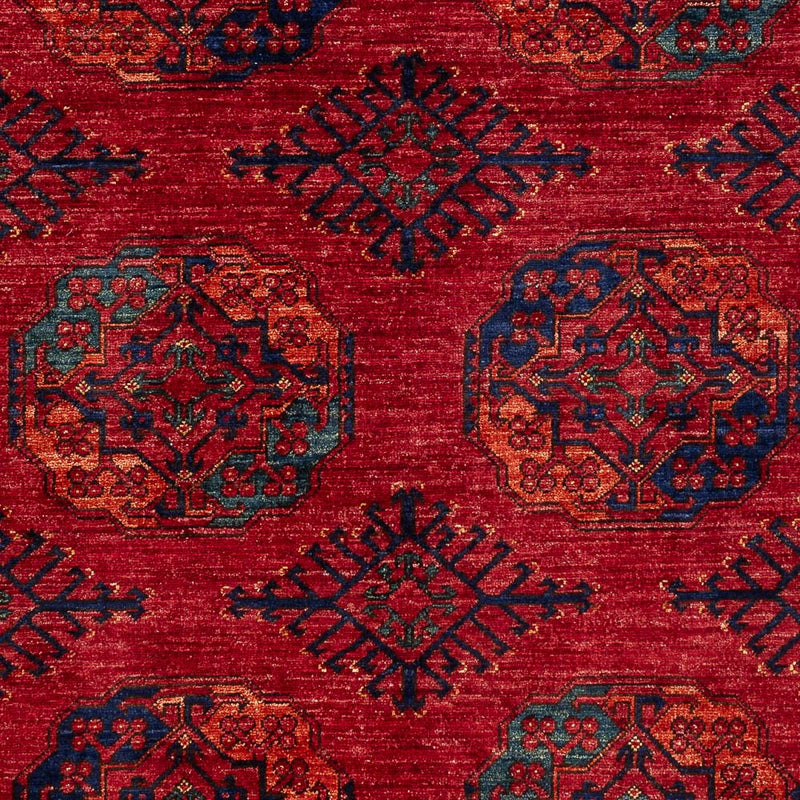 Afghaans tapijt - Kunduz - 200 x 155 cm - rood