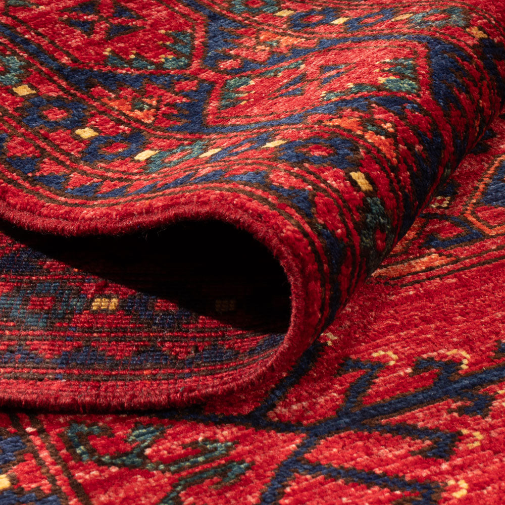 Afghaans tapijt - Kunduz - 200 x 155 cm - rood