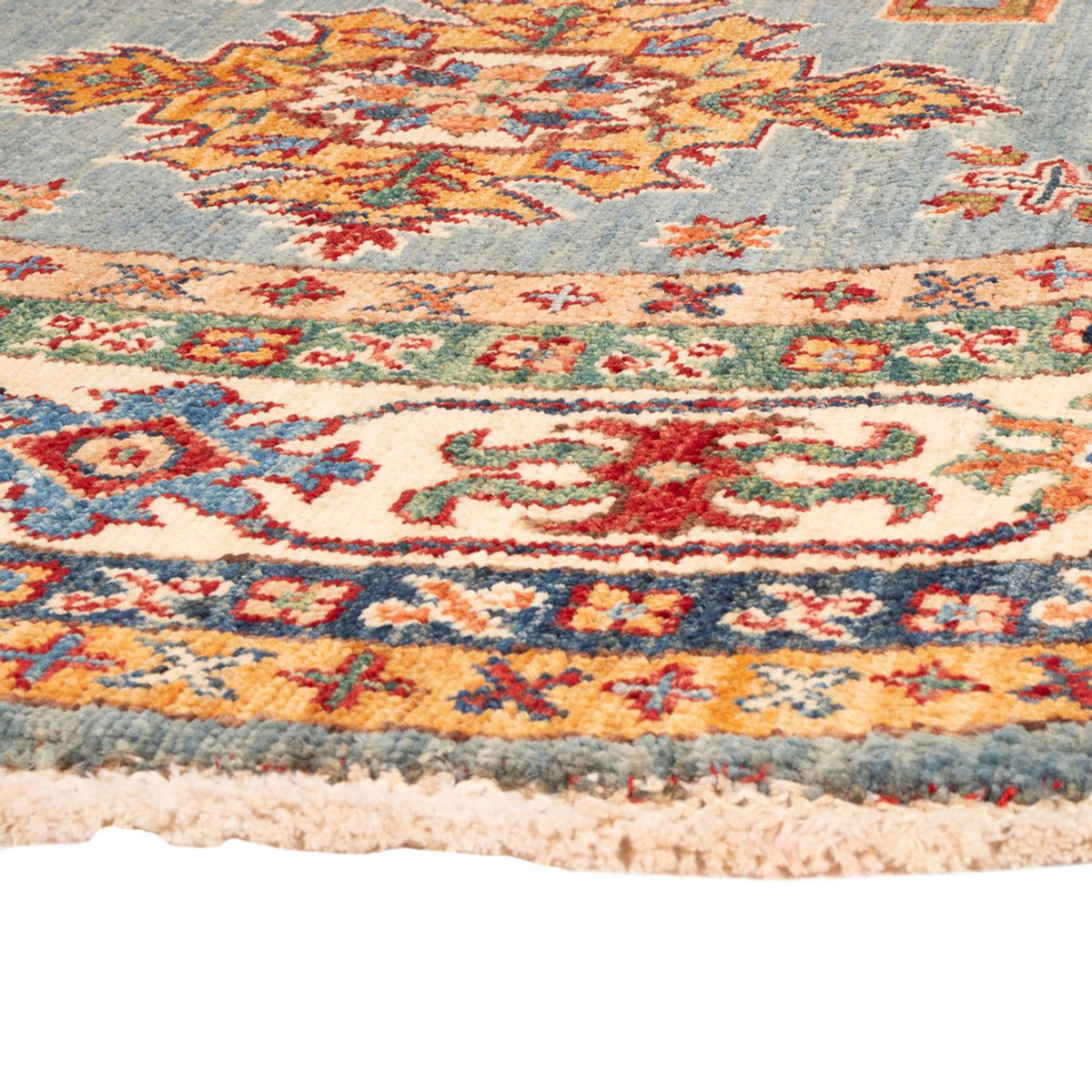 Ziegler Tapijt - Kazak rond  - 148 x 147 cm - blauw