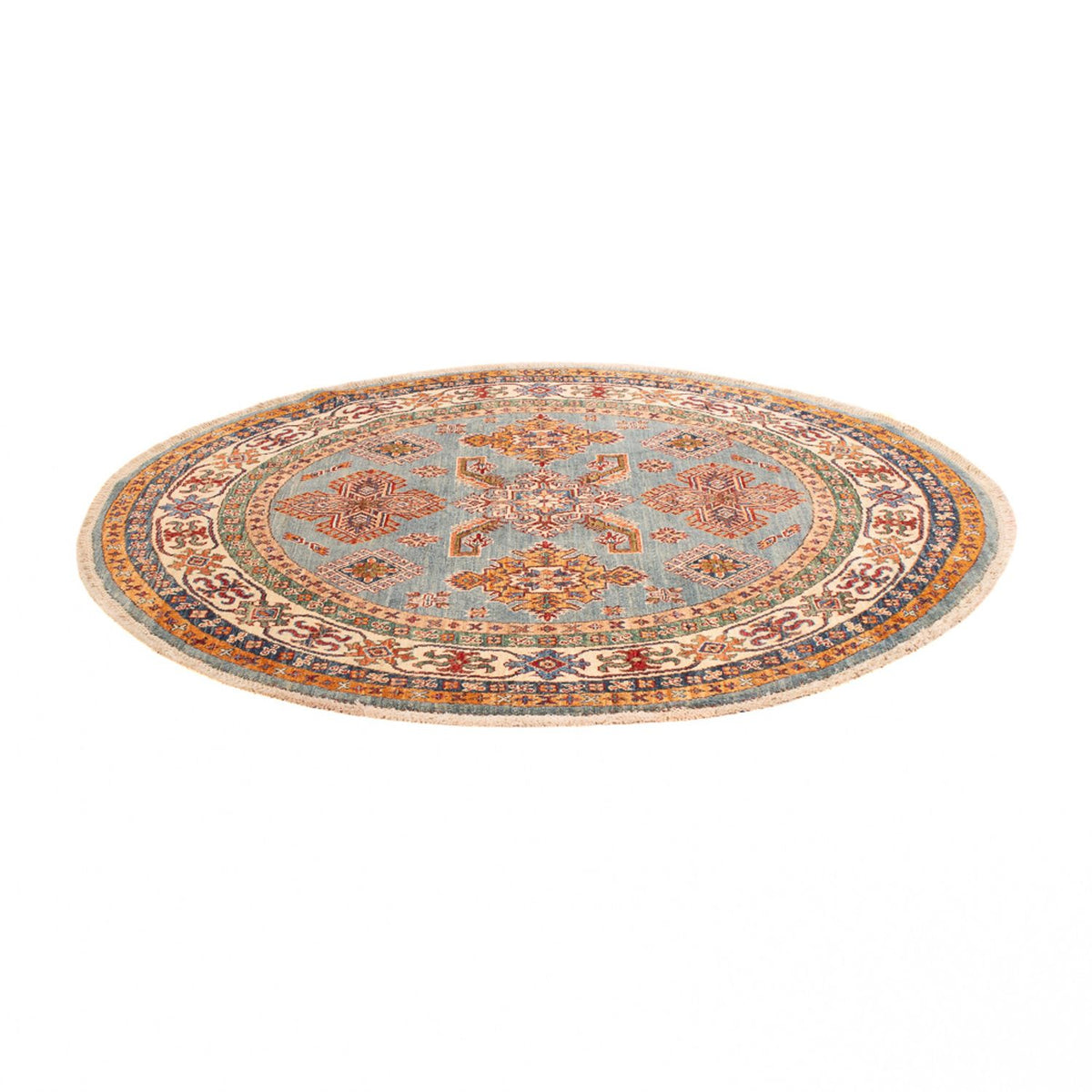 Ziegler Tapijt - Kazak rond  - 148 x 147 cm - blauw