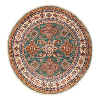 Ziegler Tapijt - Kazak rond  - 151 x 147 cm - groen