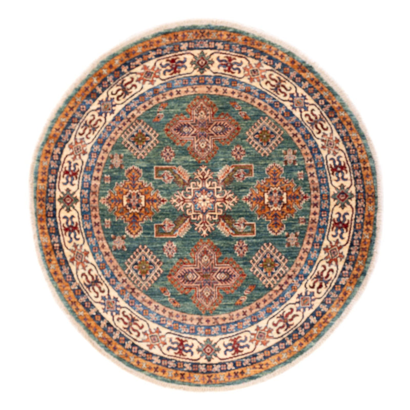Ziegler Tapijt - Kazak rond  - 151 x 147 cm - groen