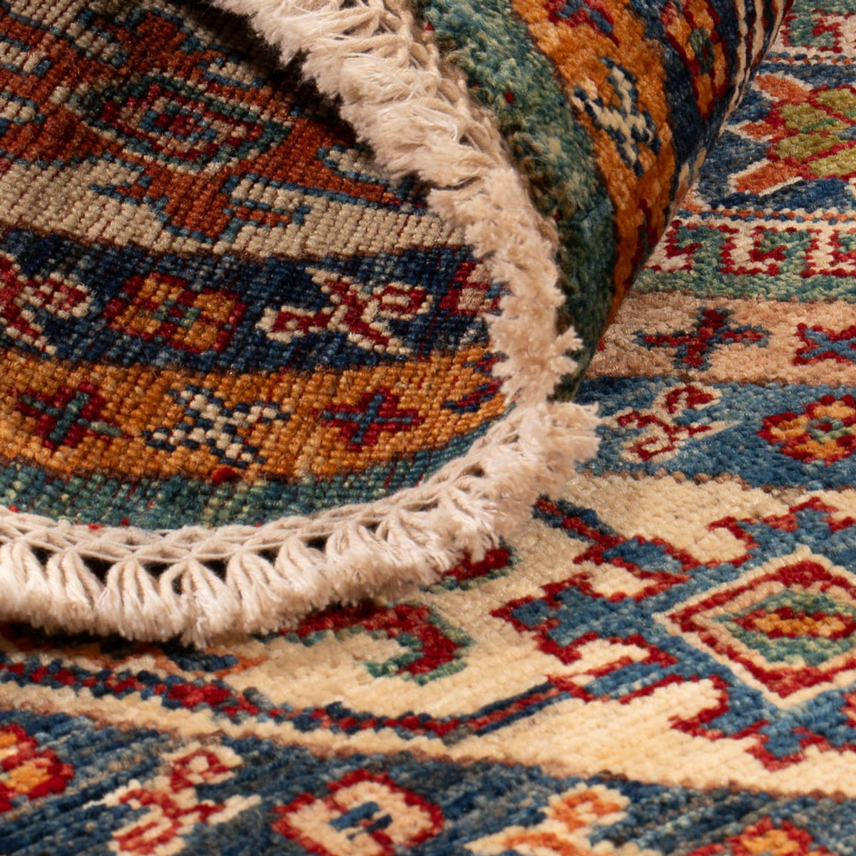 Ziegler Tapijt - Kazak rond  - 151 x 147 cm - groen