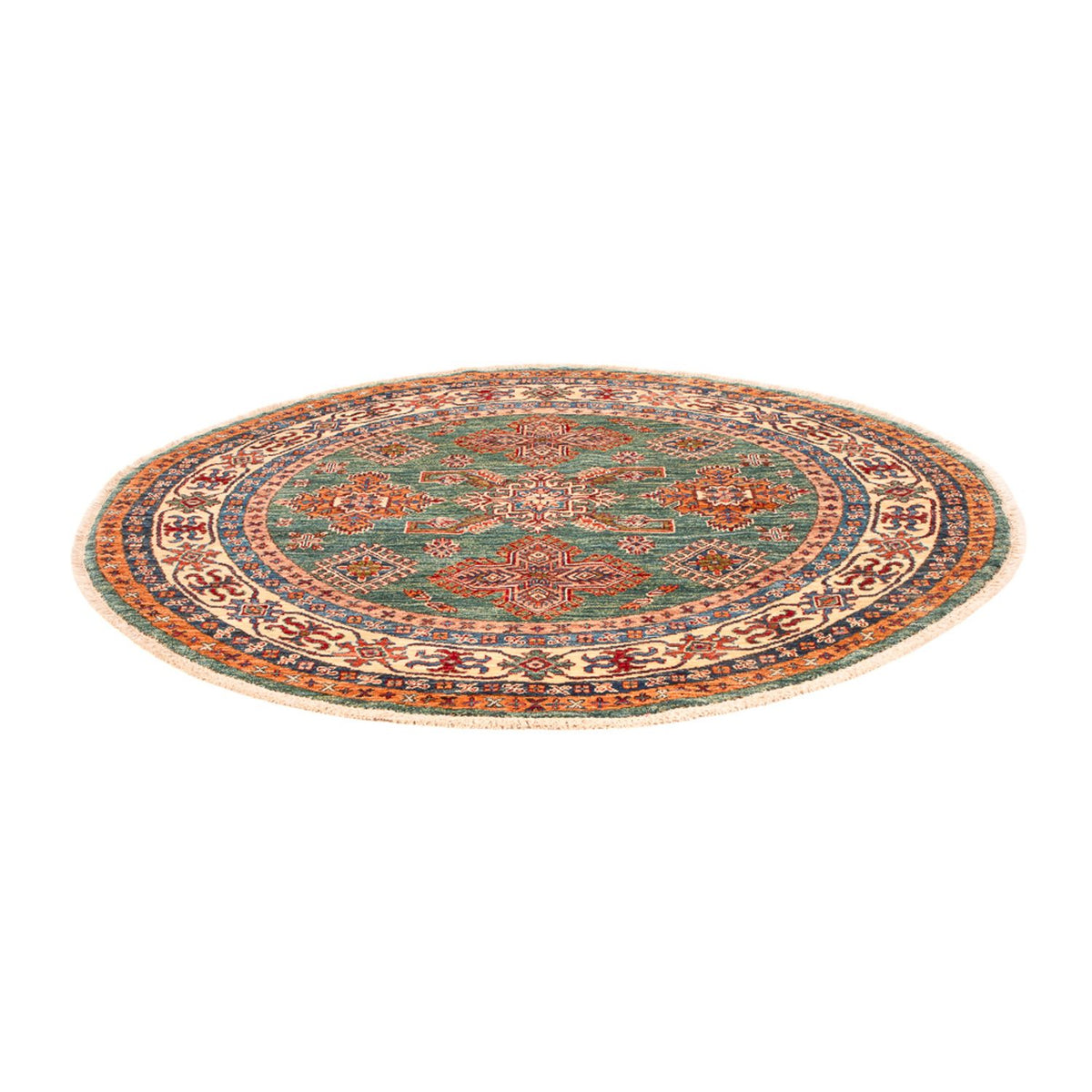 Ziegler Tapijt - Kazak rond  - 151 x 147 cm - groen