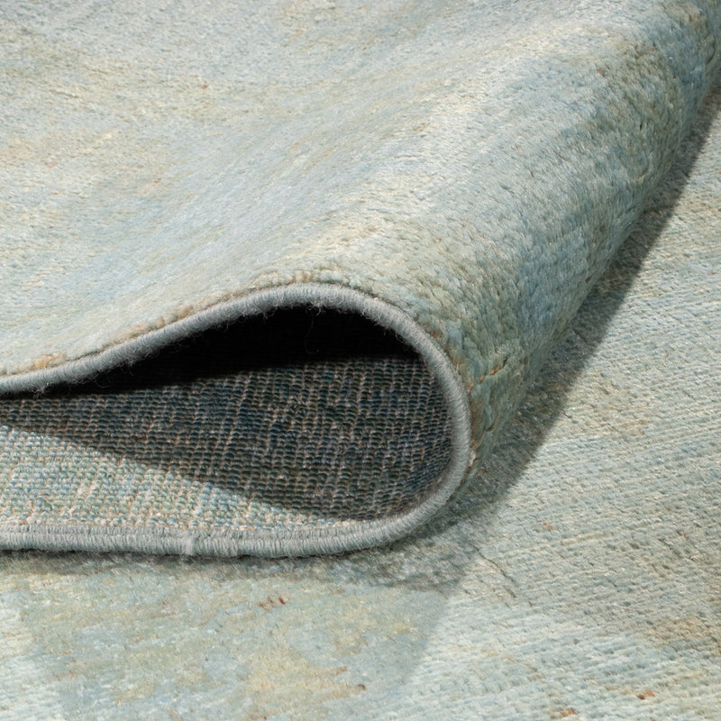 Ziegler tapijt - Modern - Vintage / Gekleurd - 194 x 149 cm - lichtblauw