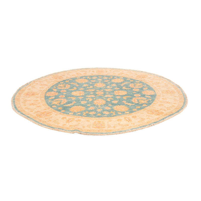 Ziegler tapijt rond  - 148 x 147 cm - blauw