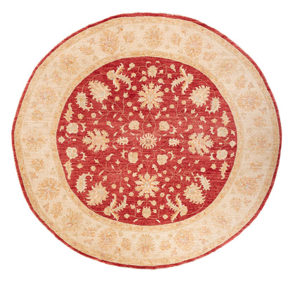 Ziegler tapijt rond  - 252 x 250 cm - rood
