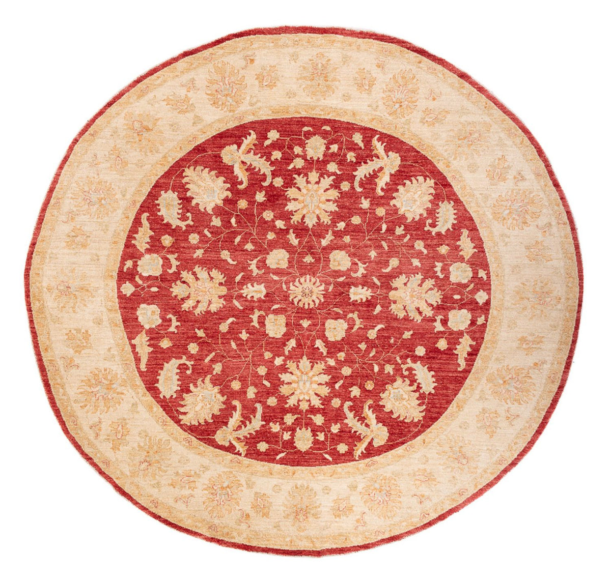 Ziegler tapijt rond  - 252 x 250 cm - rood